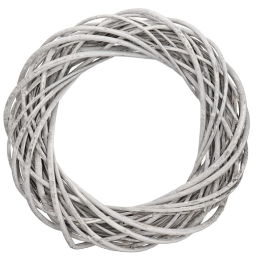 Wianek Wiklinowy Szary 30 Cm Wiklina Gruby