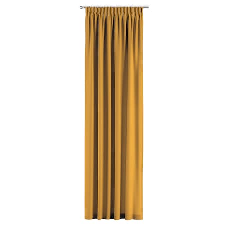 Zasłona na taśmie marszczącej 1 szt. 130x245 miodowy