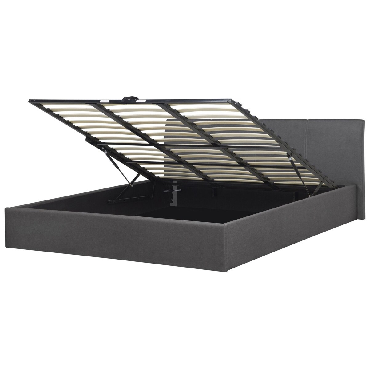 Łóżko z pojemnikiem ORBEY 180 x 200 cm Szary