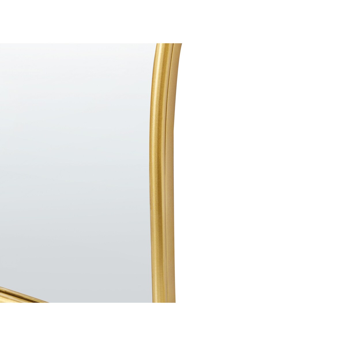 Lustro ścienne NOTH 45 cm 53 cm Metal Złoty