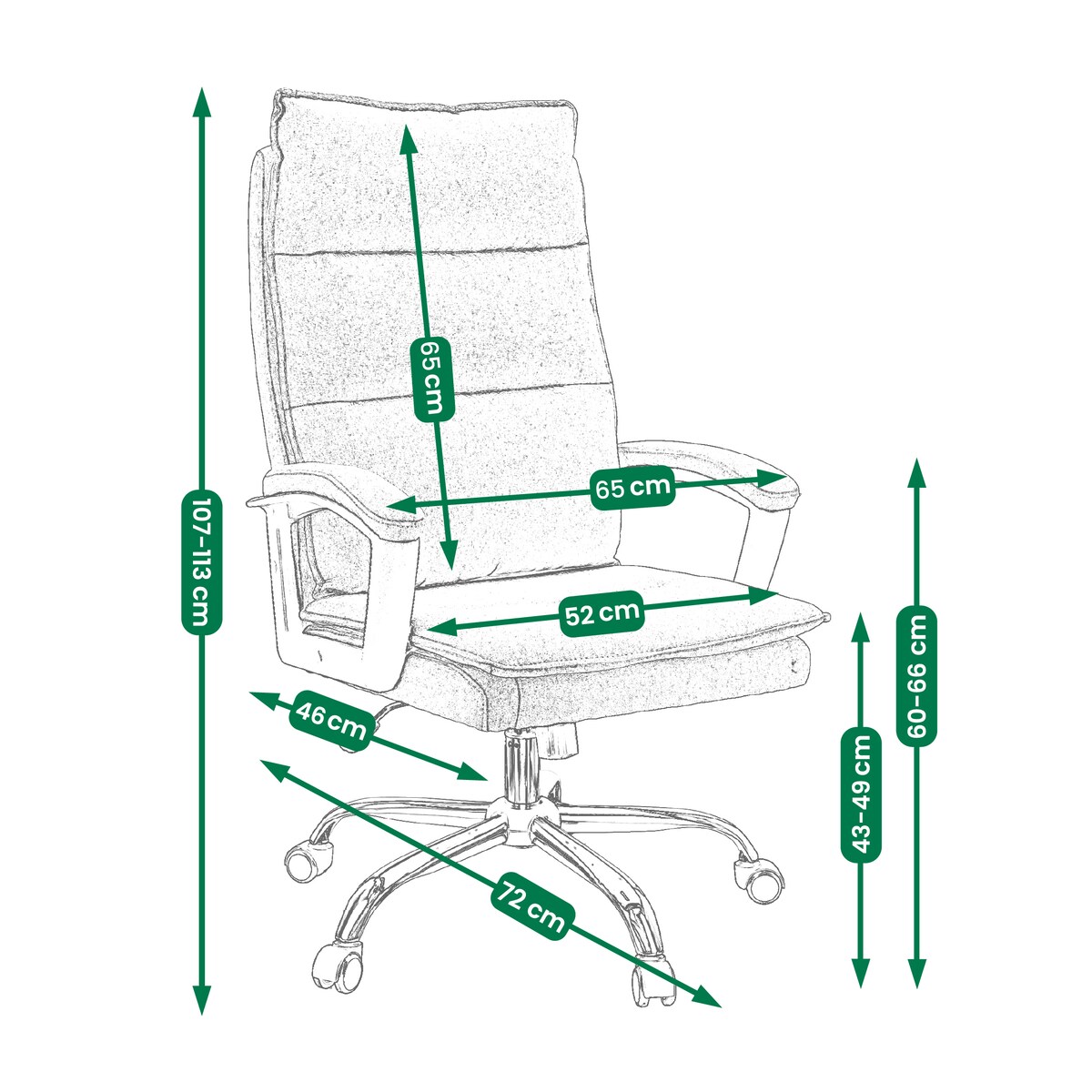 Fotel biurowy ESPO tkanina beżowy