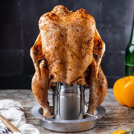 Uchwyt stojak ruszt do pieczenia całego kurczaka KINGHOFF