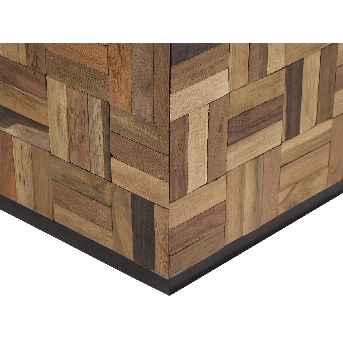 Stolik pomocniczy drewno tekowe ciemne GAMETI