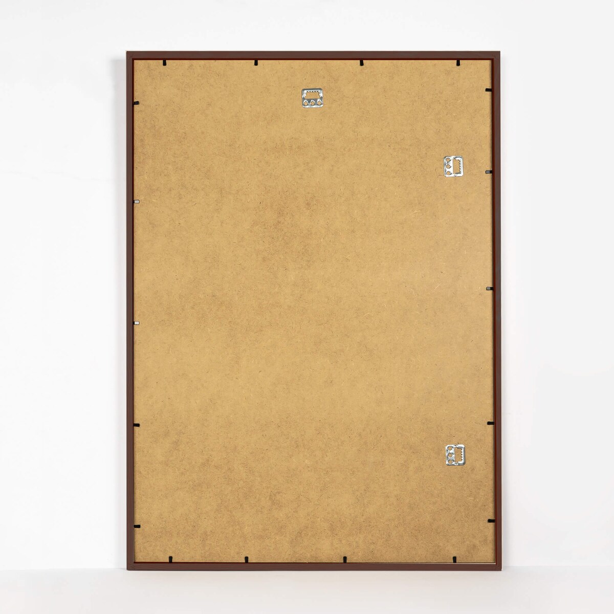 Ramka na WESELE PAMIĄTKOWA o rozmiarze 50x70 cm - brązowa rama. Ramka z passe partout prezent weselny zdjęcie 15x21 cm