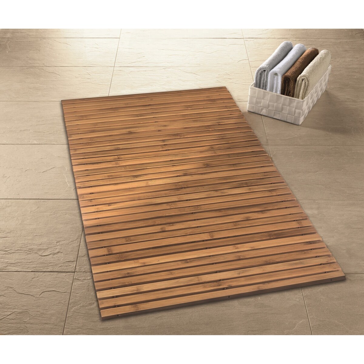 Kleine Wolke Level Mata drewniana naturalny beż 50x 80 cm