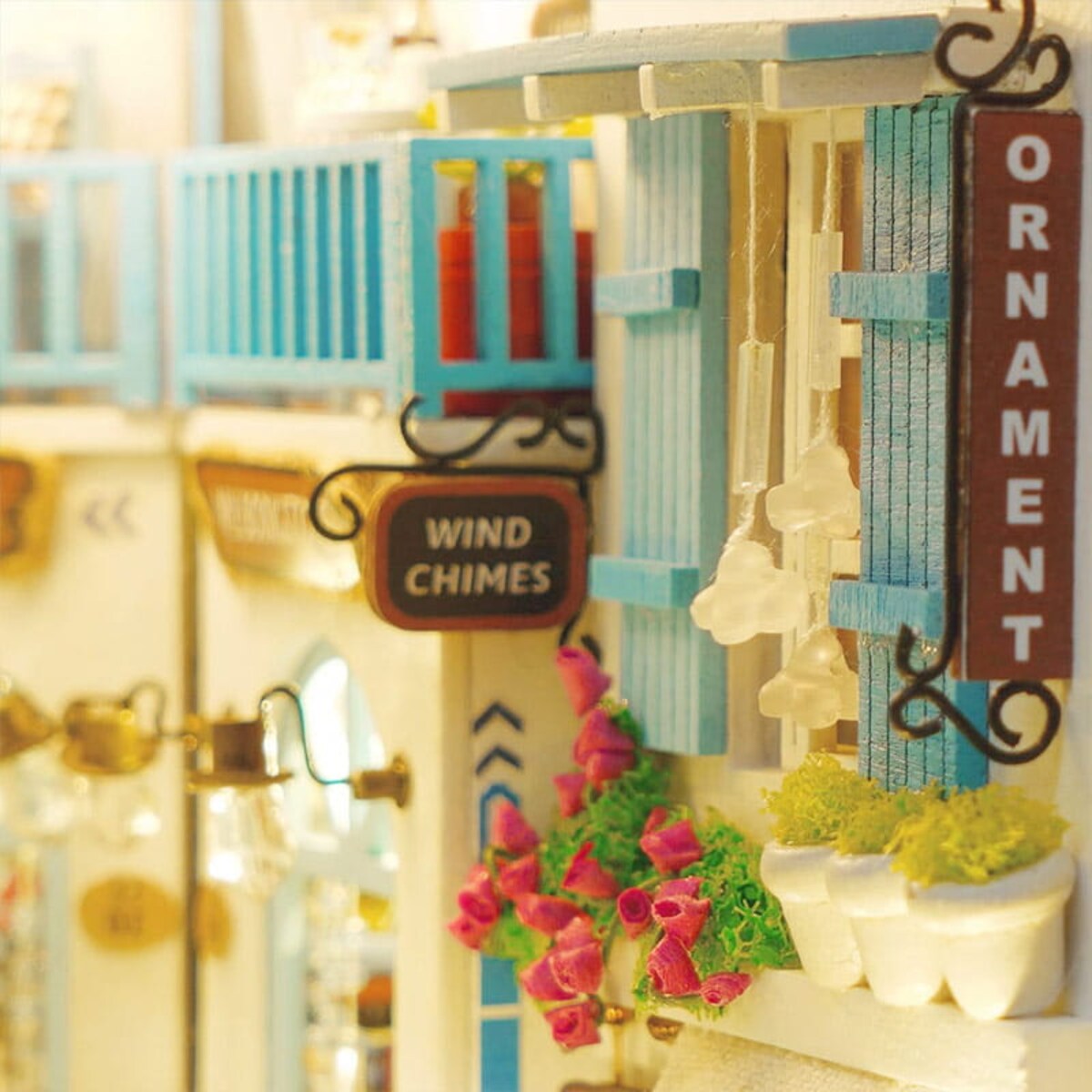 Miniaturowy domek Book Nook - Morska Bryza