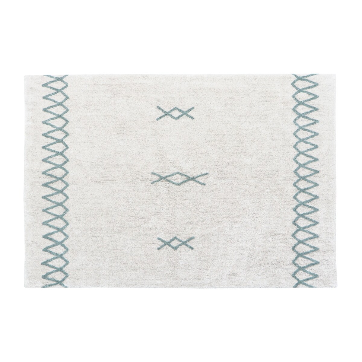 Dywan Bawełniany Atlas Natural Vintage Blue 170x240 cm Lorena Canals