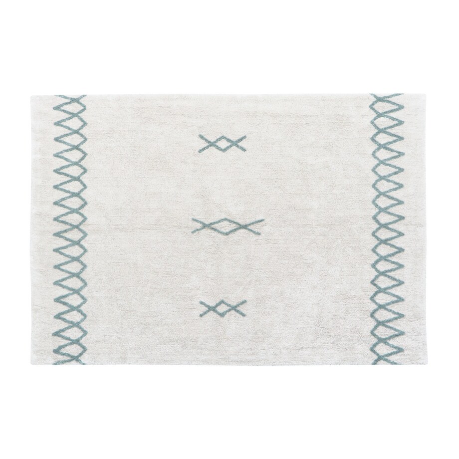 Dywan Bawełniany Atlas Natural Vintage Blue 170x240 cm Lorena Canals