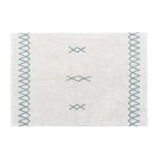 Dywan Bawełniany Atlas Natural Vintage Blue 170x240 cm Lorena Canals