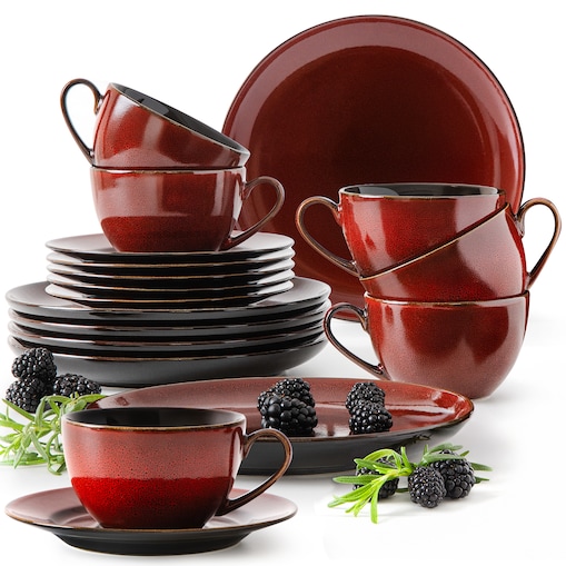 GAMBIA Zestaw kawowy 6 os. (18 el.)