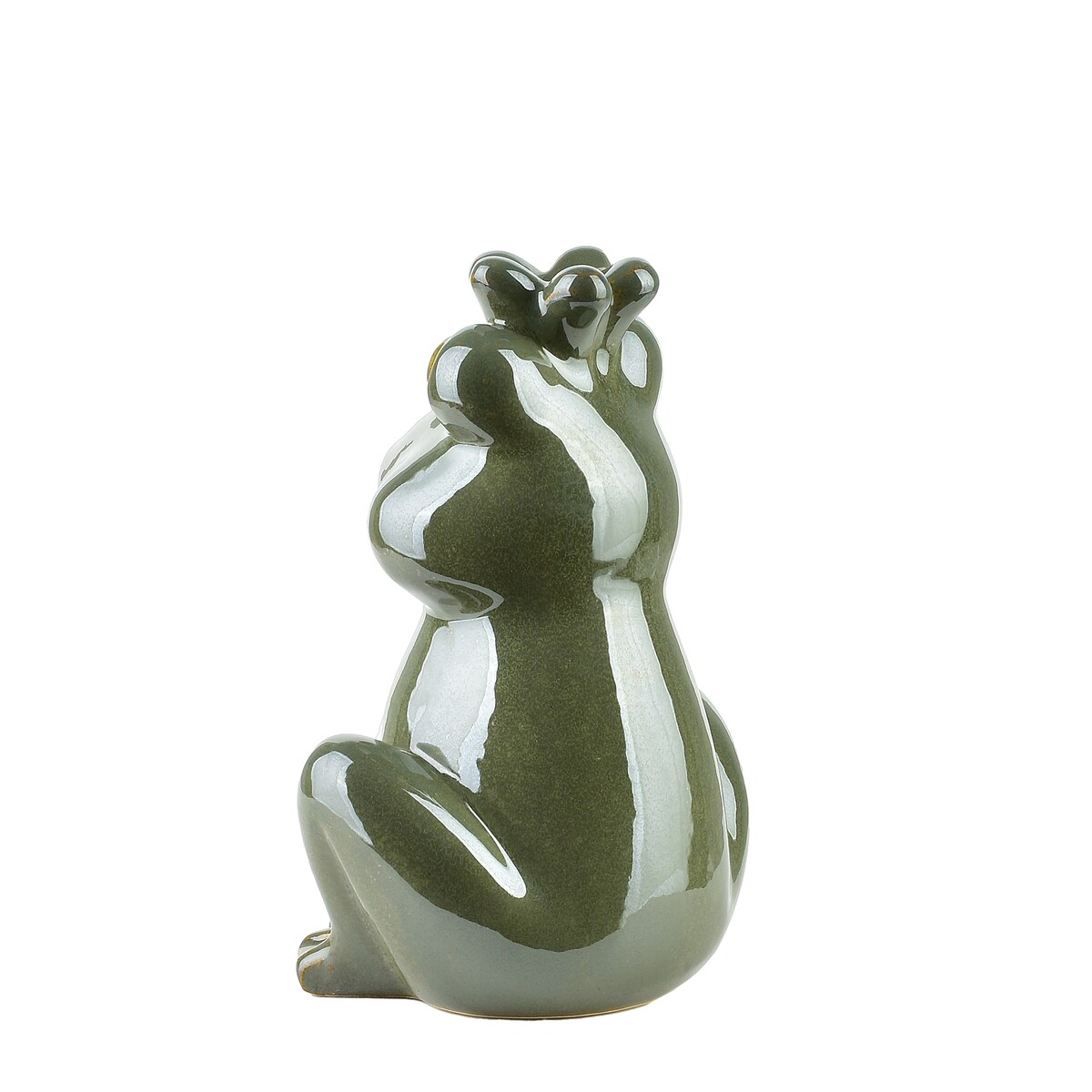 MAVE Figura żaba ceramiczna 14x10x19cm