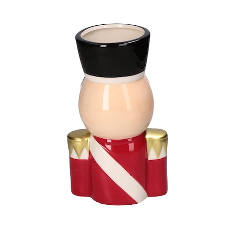 Zestaw 2 ceramicznych wazonów w kształcie świątecznego muzyka Zumpapazum