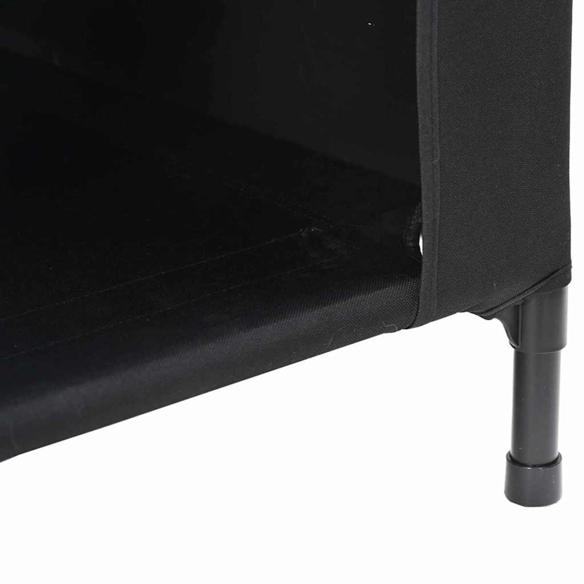 vidaXL Domek dla Psów Czarny 90 x 65 x 85 cm Tkanina Oxford i Stal