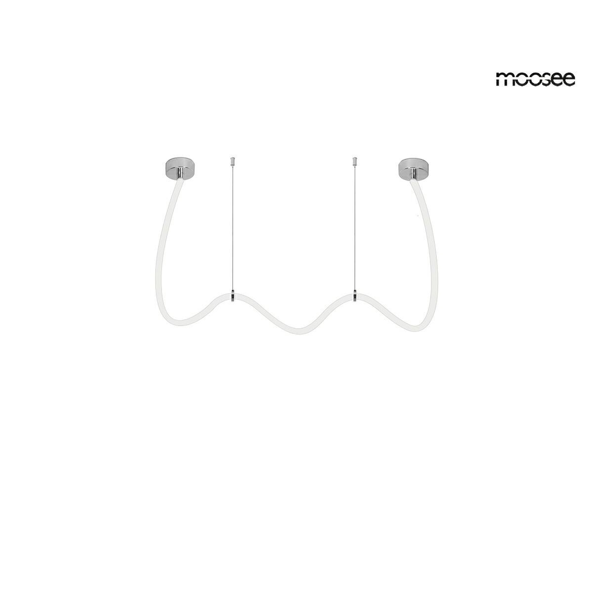 MOOSEE lampa wisząca LASSO 300 Smart srebrna