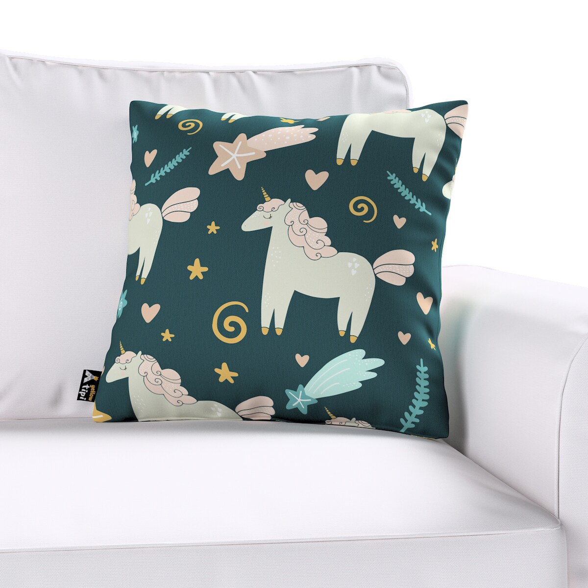 Poszewka Milly 43x43 niebieski