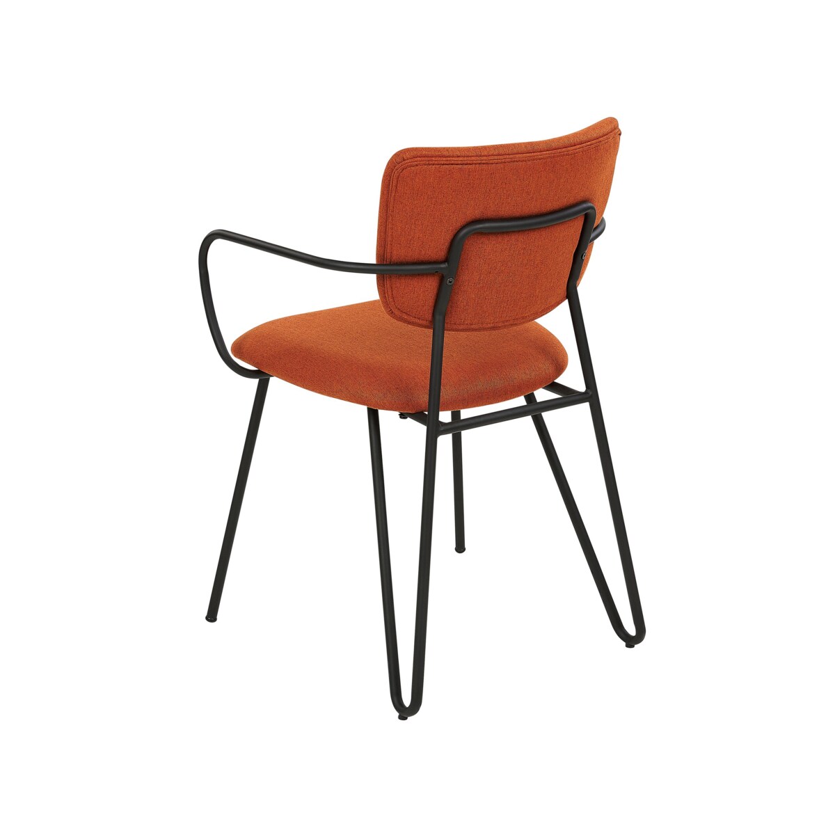 2 krzesła do jadalni pomarańczowe ELKO