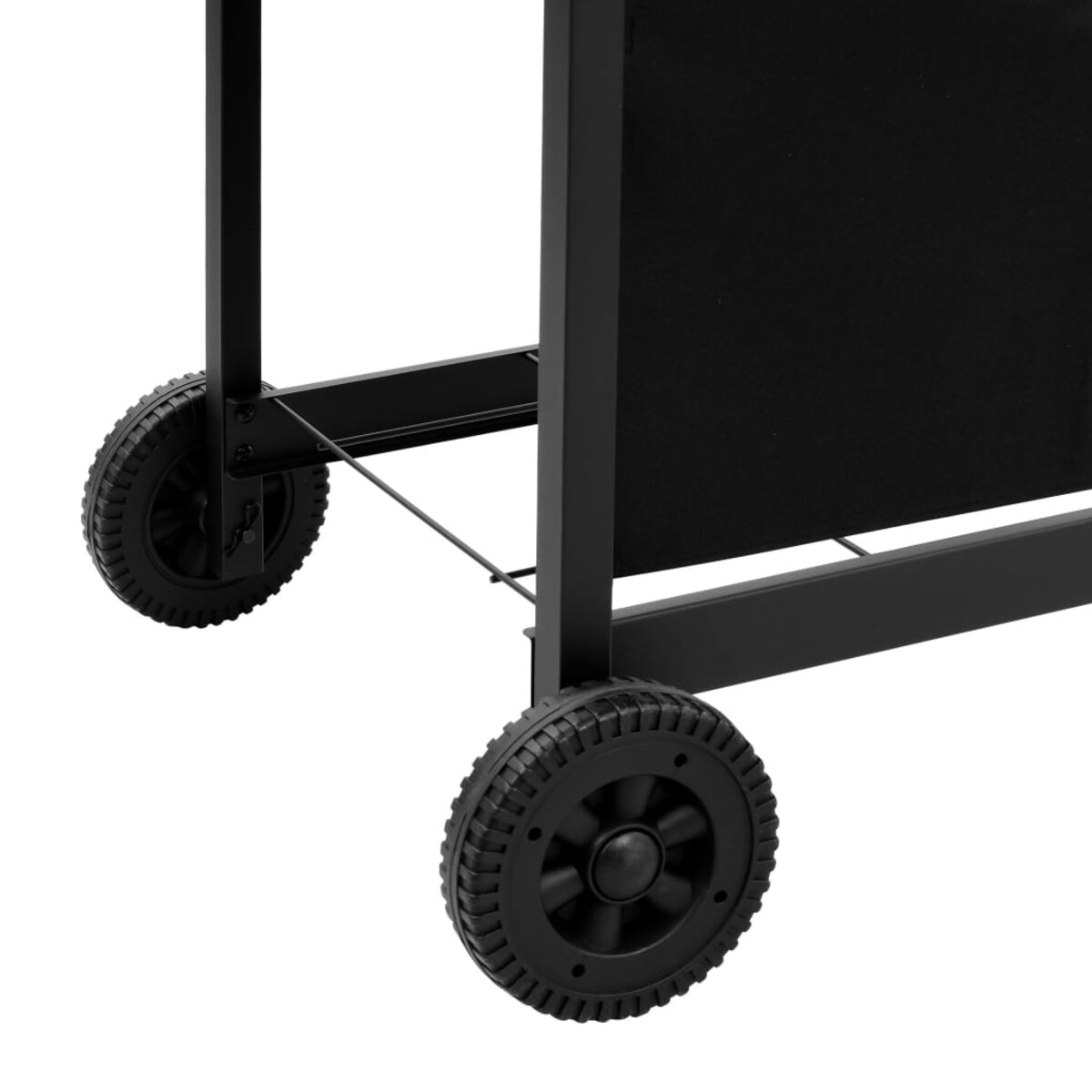 vidaXL Grill gazowy z 6 palnikami, czarny