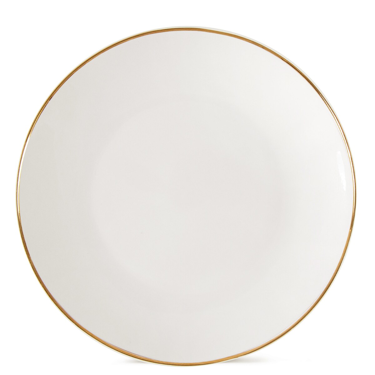 KONSIMO AD BELLA, Zestaw herbaciany 6 os. (12 el.), kolor ecru/złoty