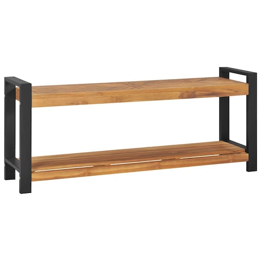 vidaXL Ławka, 120 cm, lite drewno tekowe