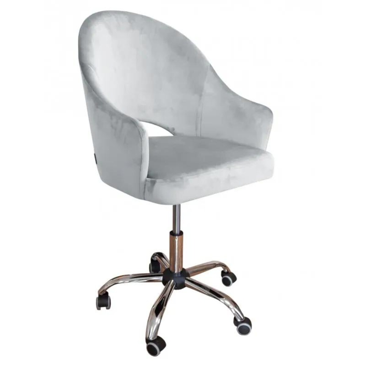 Fotel JENISEJ VELVET jasnoszary