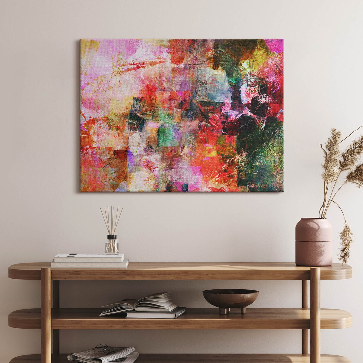 Obraz na płótnie Abstrakcyjna kompozycja, 80x60 cm