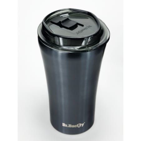 Kubek termiczny na kawę Dr.Bacty Apollo 2.0 - Eliksir cierpliwości - 360 ml - Gunmetal