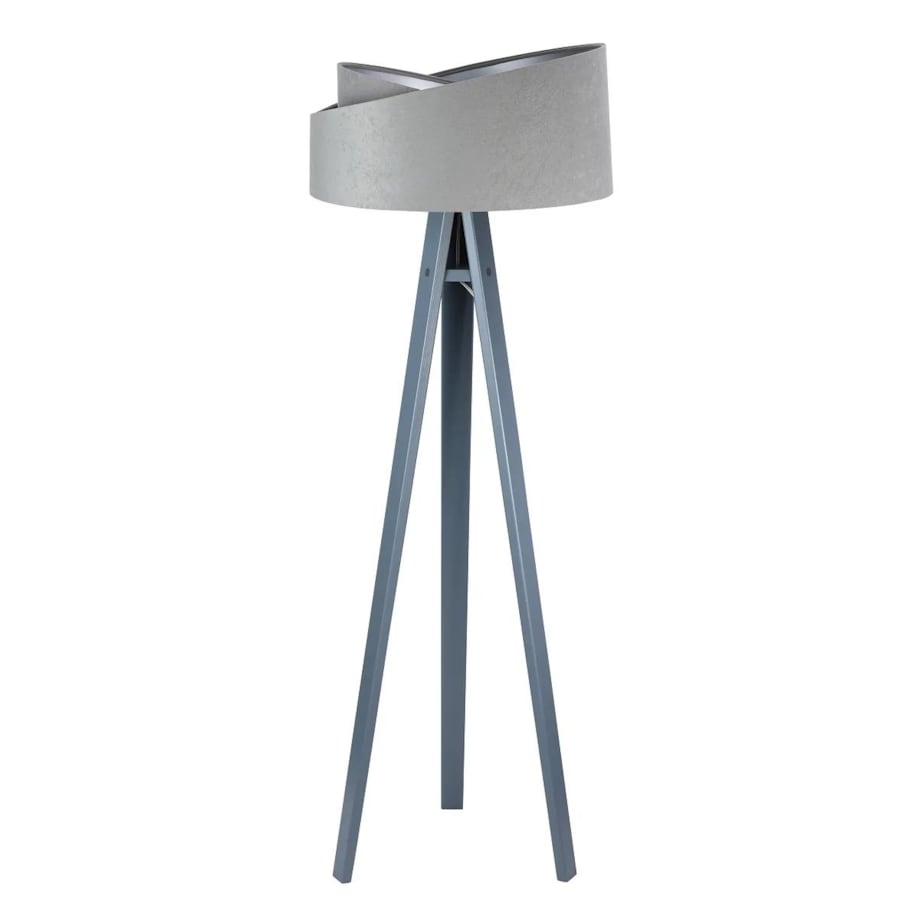 Lampa stojąca GEMSTONE szara/srebrna