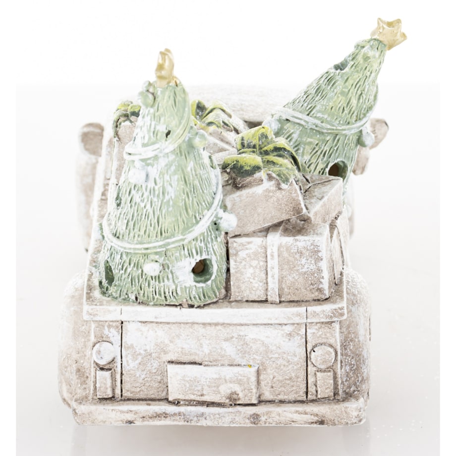 Dekoracja - samochód LED 10,5x15x8 cm CAMION-3 miś kierowcą