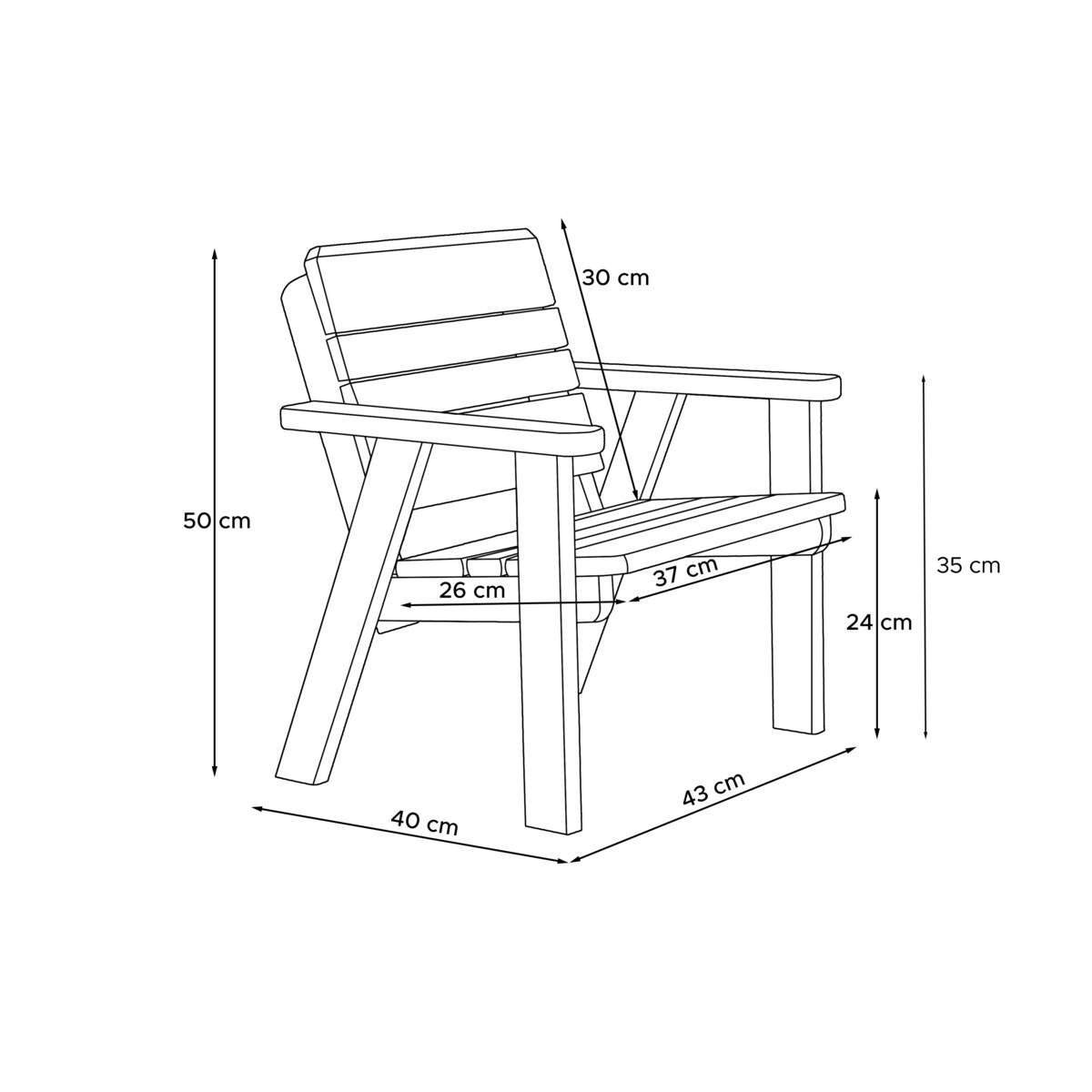 KONSIMO PECARI Kolorowy zestaw ogrodowy dla dzieci
