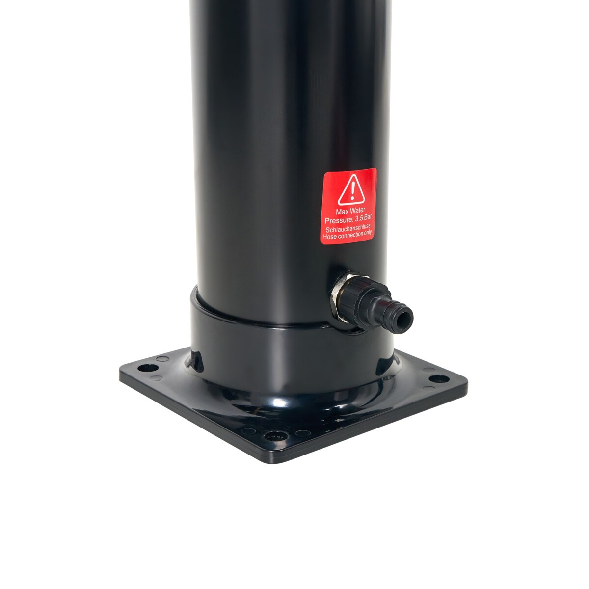 Prysznic ogrodowy solarny wolnostojący ELQUI Srebrny