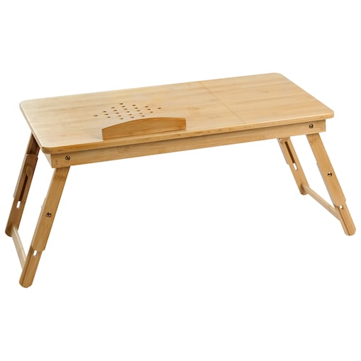 Składany stolik pod laptopa ORGE 57 cm 35 cm Jasnobrązowy