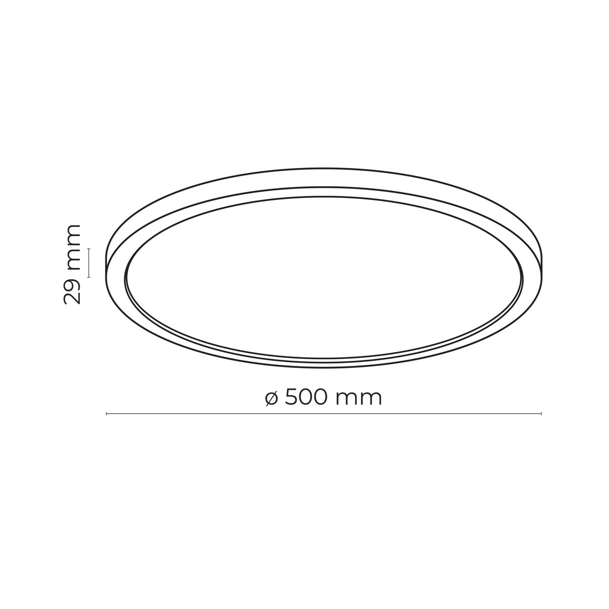 Plafon hermetyczny LED 45W IP54 TK Lighting AQUA 6905 czarny 4980 lm 3000/4000/6500K ściemniany