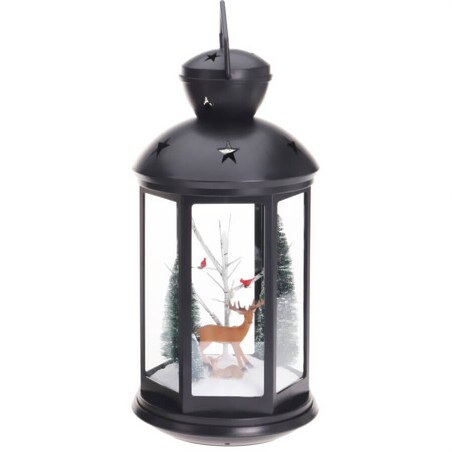 Lampion ze scenką śwąteczną, 43 cm