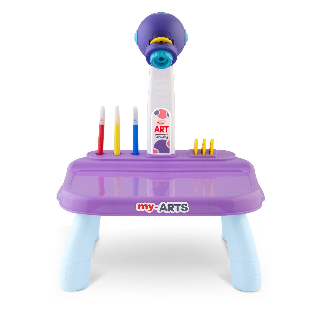 Projektor do nauki rysowania Ricokids RK-737 fioletowy + akcesoria 773700