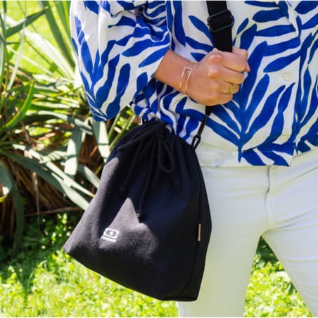 Lunchbag termiczny z paskiem Fresh Black, 5700 ml, Monbento