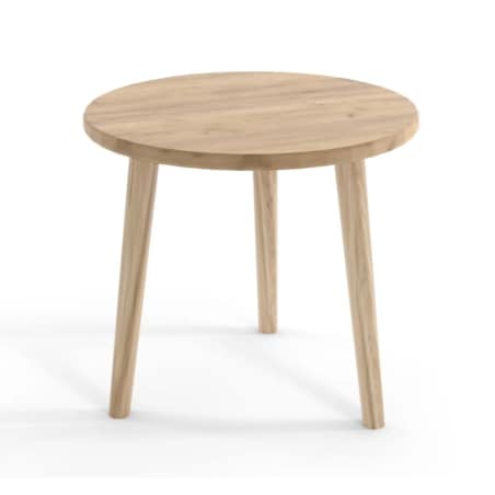 Stolik kawowy LEBEL 67x67 dąb craft złoty