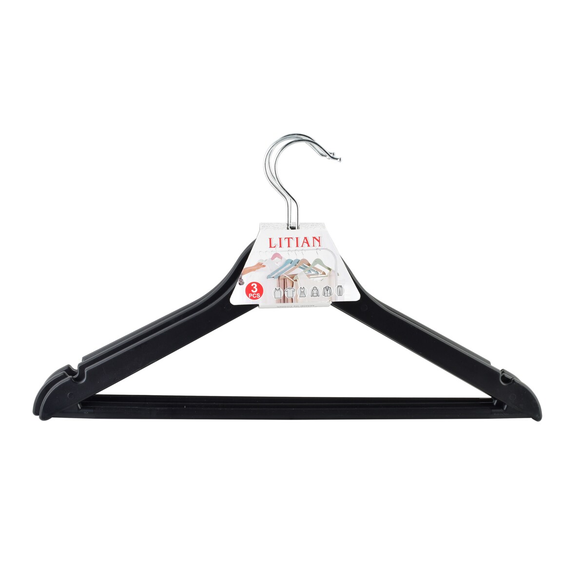 SIRA Komplet 3 wieszaków 44x23cm