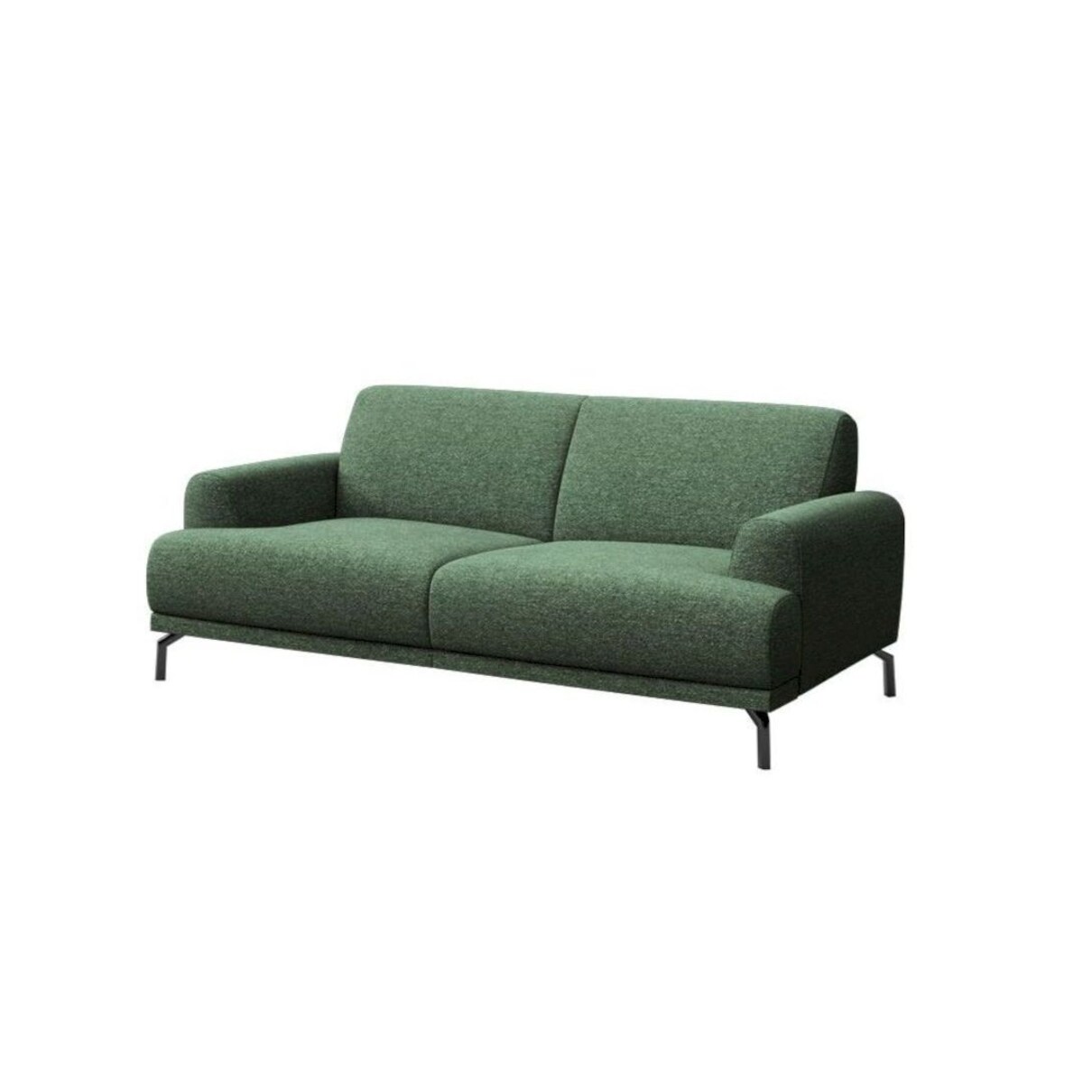 Sofa 2-osobowa Puzo Ciemnozielona