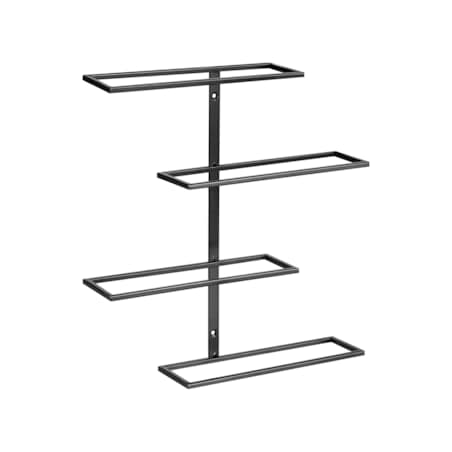 Półka wisząca na wino czarna EINSTEINIUM