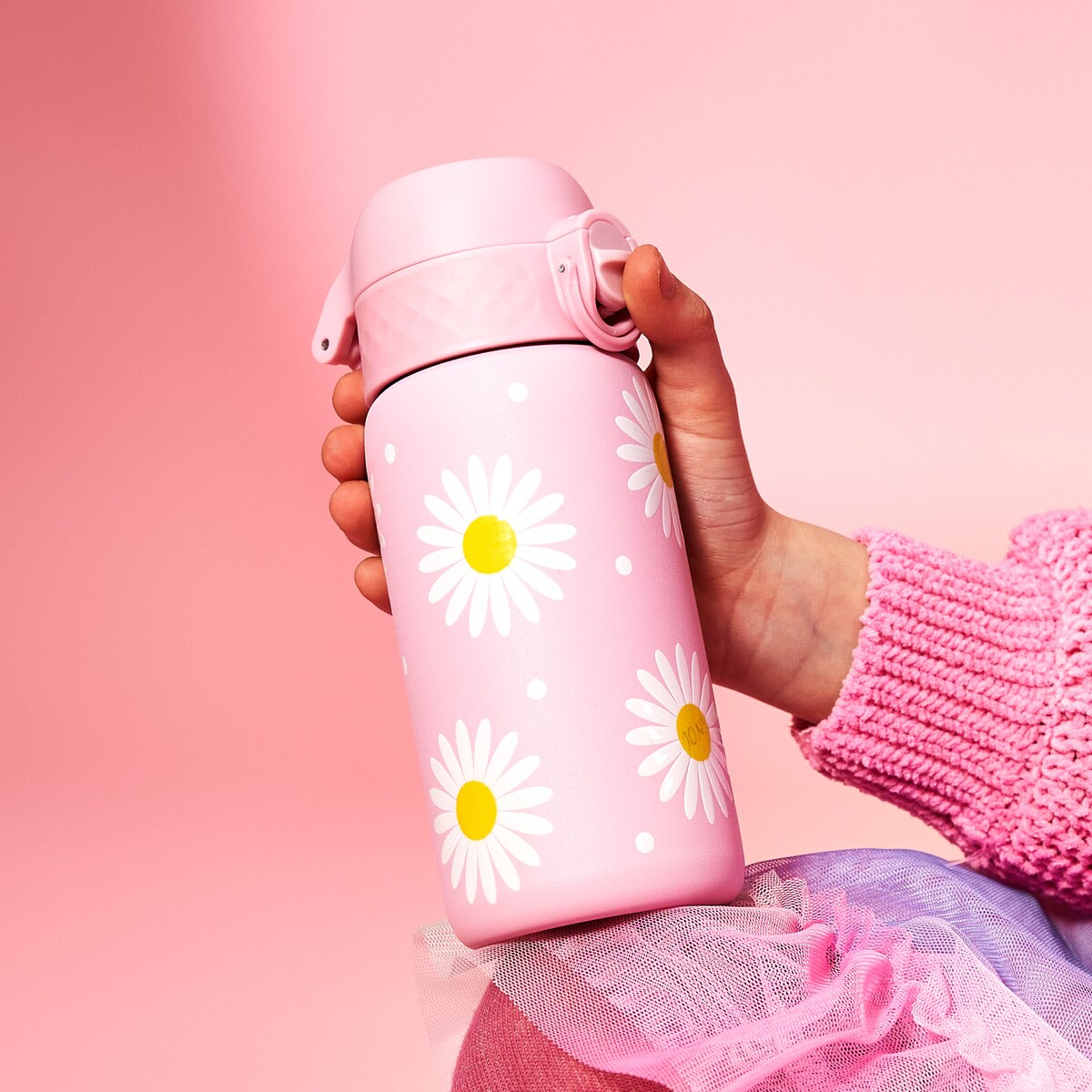 Butelka ION8 Single Wall I8SS400PPDAISY Daisies