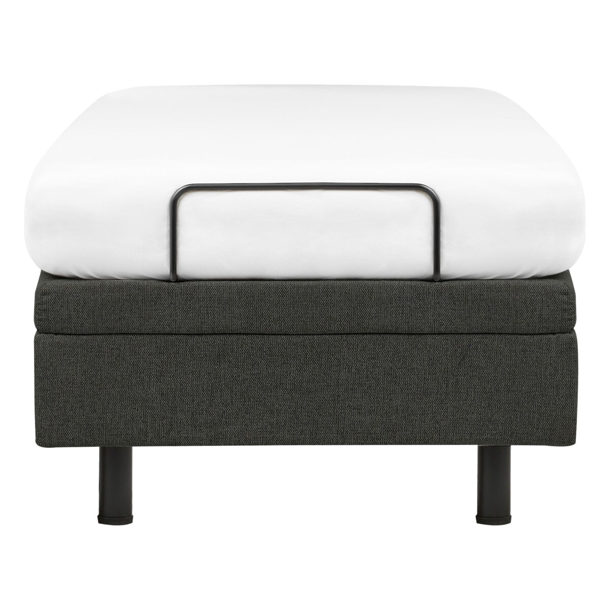 Łóżko regulowane bez zagłówka DUKE II 90 x 200 cm Ciemnoszary