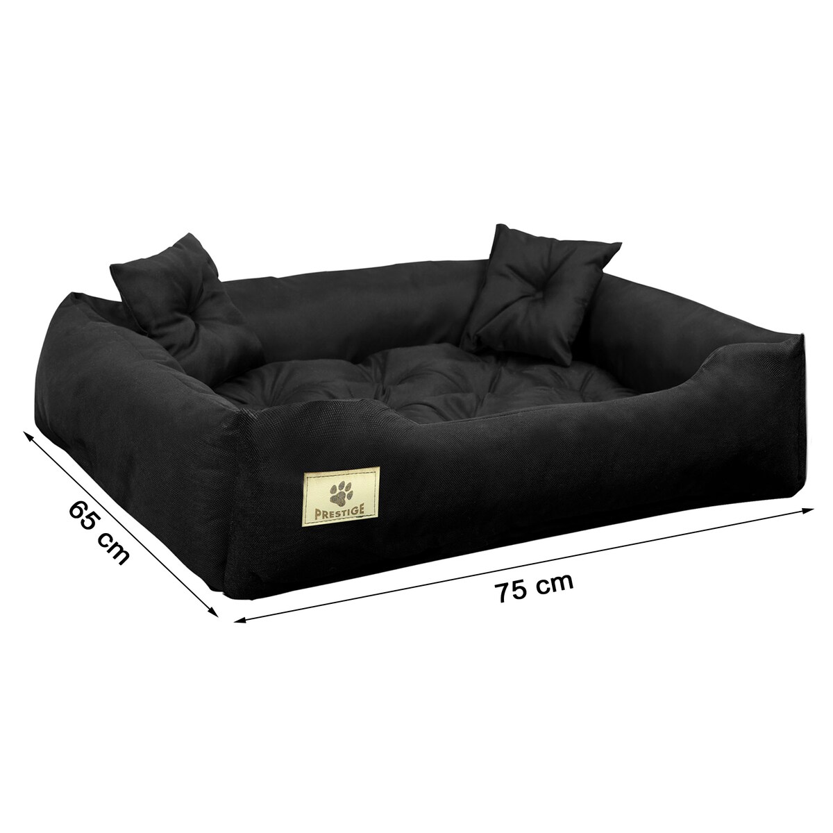 Legowisko Dla Psa Kanapa Wodoodporne Czarne 75X65