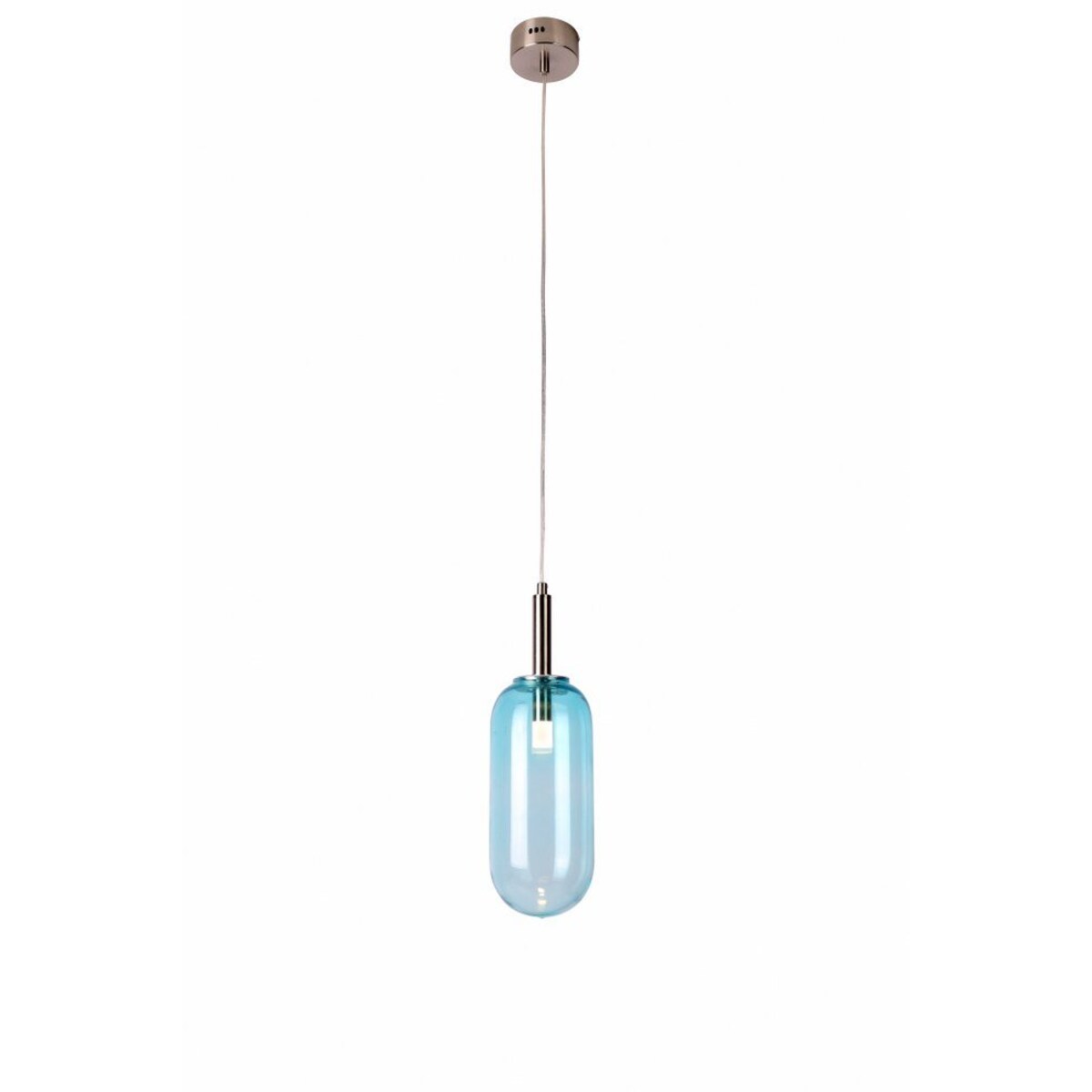Lampa Wisząca Fiuggi 1 Niebieska LED Ledea