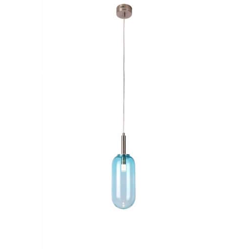 Lampa Wisząca Fiuggi 1 Niebieska LED Ledea