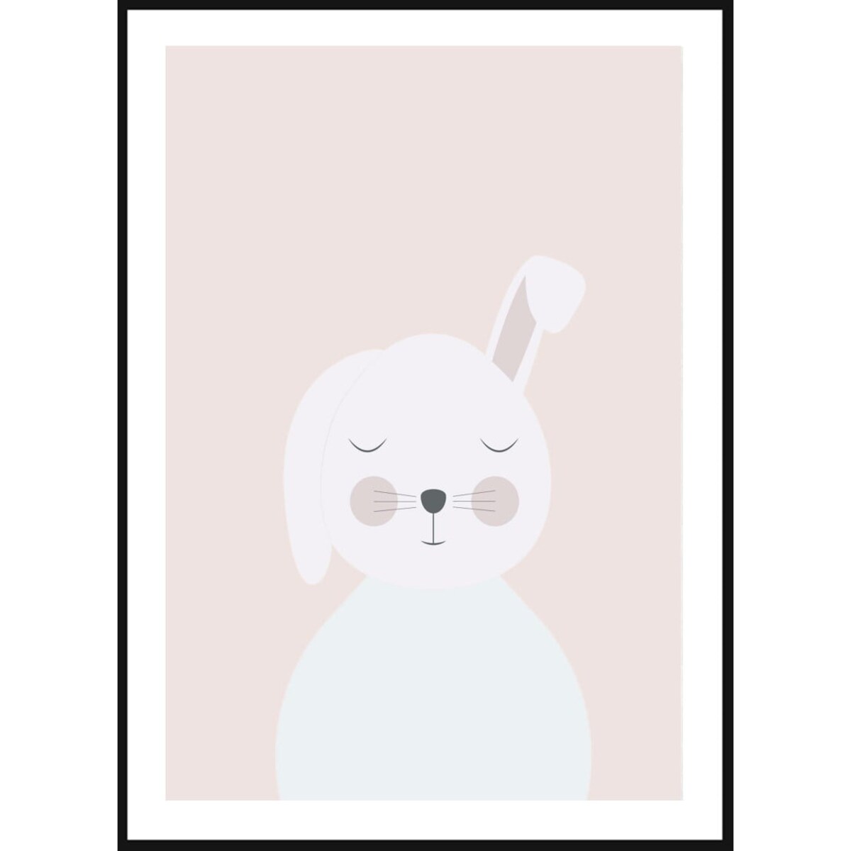 Poster Story, Plakat, Obraz - Śpiący Króliczek, wymiary 30 x 42 cm