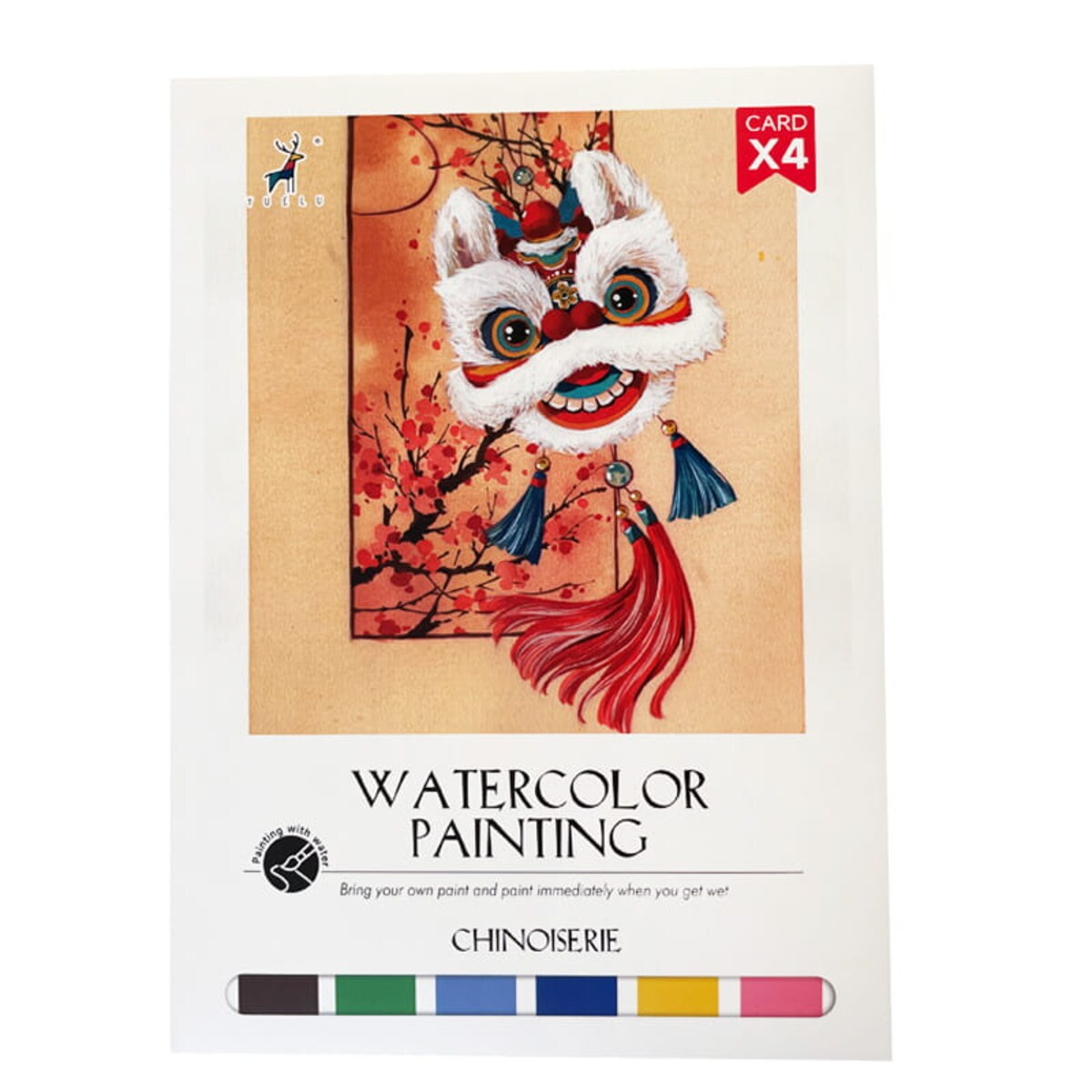 Malowanie akwarelą - Nieznana Azja - 4 elementy