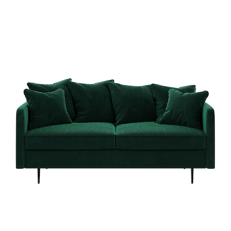 Esme Sofa 2-osobowa - ciemnozielona