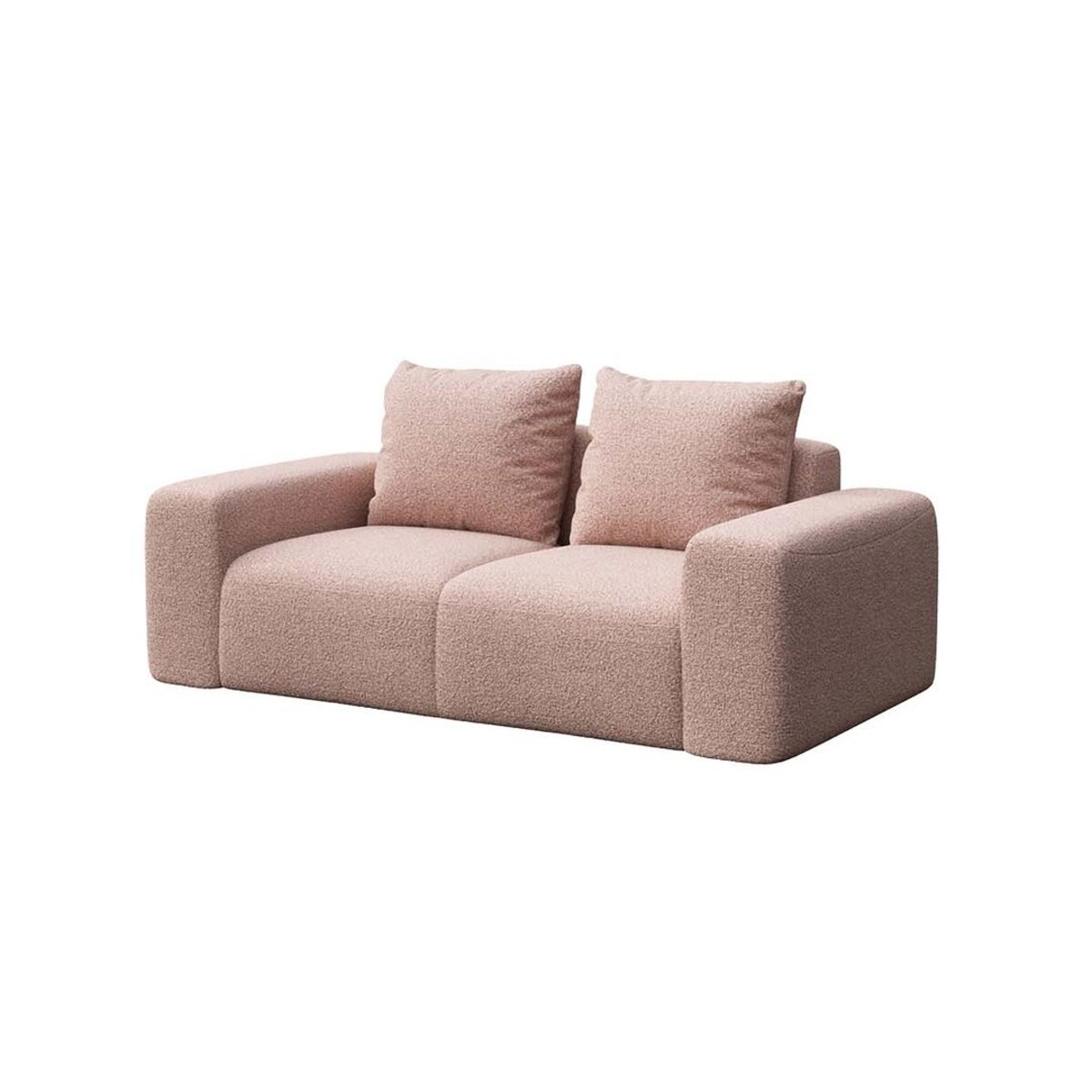 Monce Sofa 2 osobowa pastelowy różowa
