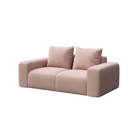 Monce Sofa 2 osobowa pastelowy różowa