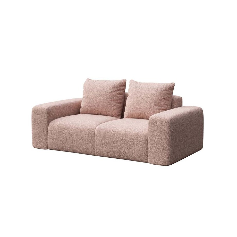 Monce Sofa 2 osobowa pastelowy różowa